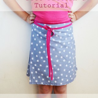 Free Wrap Skirt Pattern and Tutorial