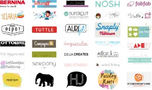 Paris Sew Social Sponsor Logos
