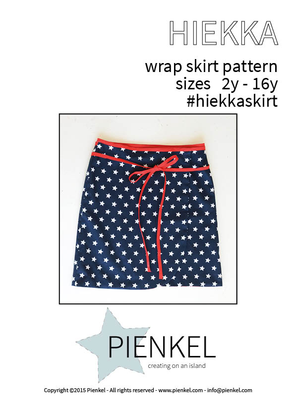 Cover HIEKKA wrap skirt pattern Pienkel