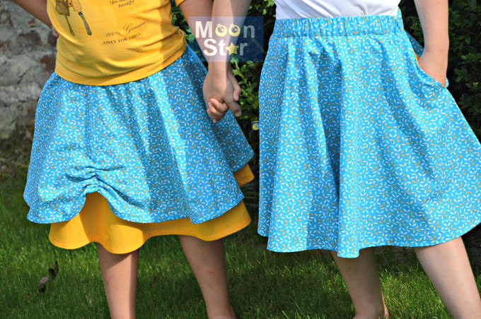 DYYNI skirt pattern, sz 2y-16y, designed by Pienkel. Sewn by Patricia. www.pienkel.com
