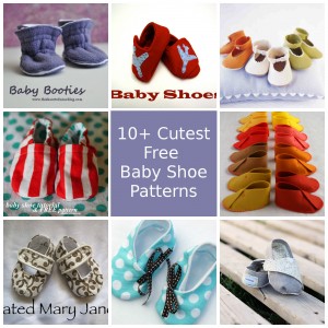 10+ Cutest free baby shoe patterns, collected by Pienkel