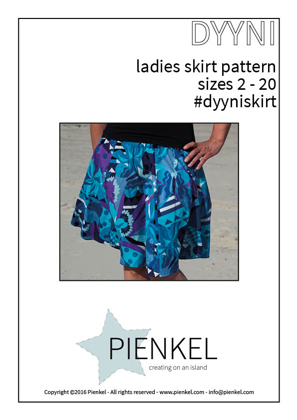 Pienkel DYYNI Ladies Skirt Pattern cover page