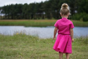 Top Knot Tour - Top Knot Dress and Romper, pattern by Chalk & Notch, sewn by Pienkel